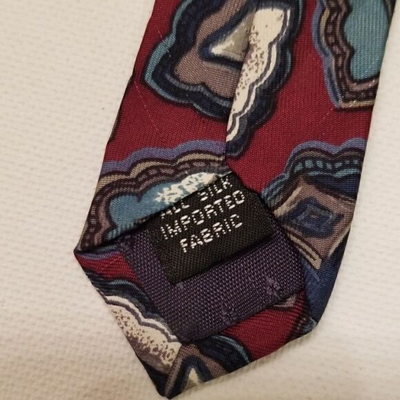 Vintage Monsieur Givenchy silk pattern tie - Picture 4 of 4